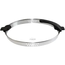 Stoneline FUTURE Sieb-Glasdeckel 28 cm, Zubehör Kochgeschirr, Transparent