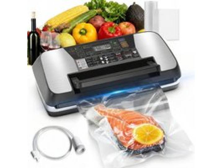Machine Sous Vide Alimentaire 95 Kpa Appareil De Mise Sous Vide 12-En-1 Avec Double Soudure Système Easy-Lock