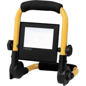 Virone Baustrahler FLP-8, LED, mit 3 m Kabel, IP65 Strahlwasserschutz, 30 Watt, 2.400 Lumen