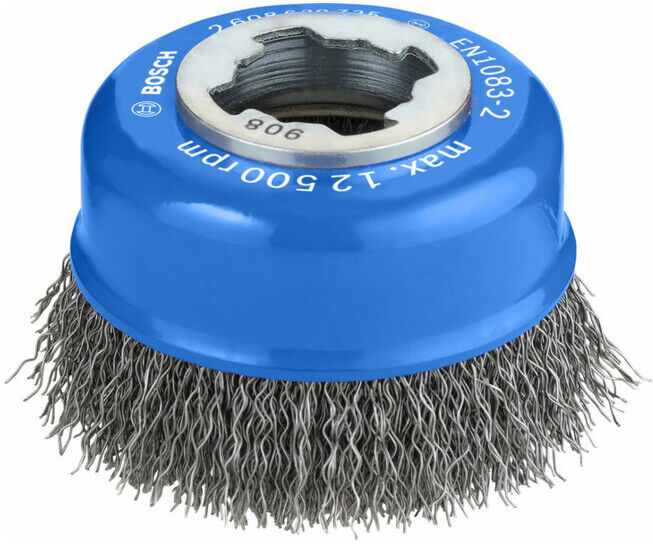 Brosse boisseau acier X-LOCK 75 fils ondulés 75 mm, 0,3 mm, X-LOCK ; Bosch (2608620725)