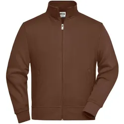 Sweatjacke "JN836" - M - brown