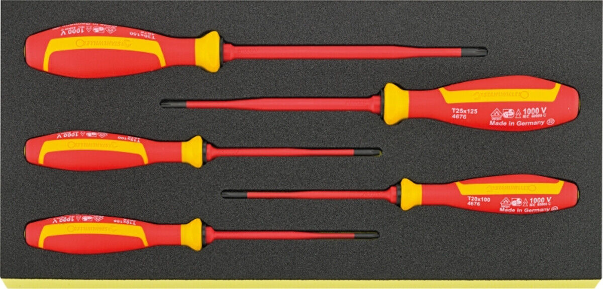 Stahlwille TCS Sortiment VDE-Schraubendreher TCS 4676/5 VDE 5 tlg. (96838815)