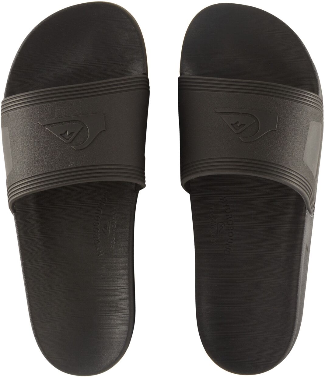 Sandale QUIKSILVER "Dockyard", Herren, Gr. 12(45), schwarz (schwarz 1), Obermaterial: Synthetikmaterial / Futter: Textil / Außensohle: EVA., Schuhe Sandale