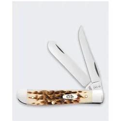 Case, Mehrzweckmesser, Mini Trapper SS Amber Bone Messer