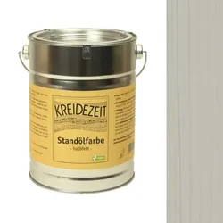 Kreidezeit Standölfarbe halbfett grau - 2,5 l Dose