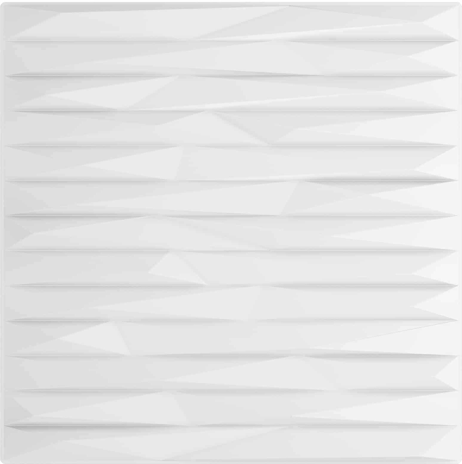 vidaXL Panneaux muraux 12 pc 50 x 50 cm Pierre Blanche Mousse XPS