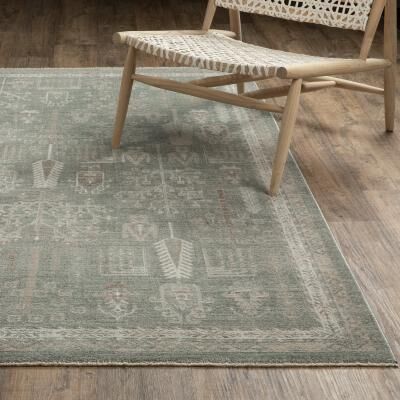Style Haven Kellan Vintage Nomadic Green/ Beige Area Rug