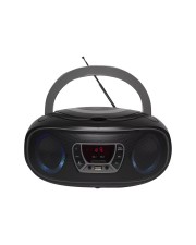 Inter Sales 4 W FM Extern Tragbarer CD-Player Schwarz Grau 3,5 mm USB 230V 1,19 kg (111141300012)