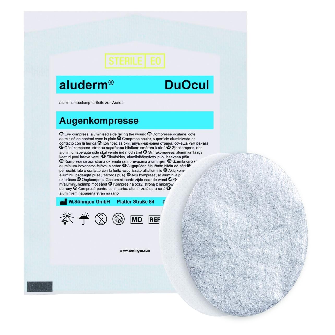 Aluderm Augenkompresse steril DuOcul, 1 St. Kompressen (00006416)