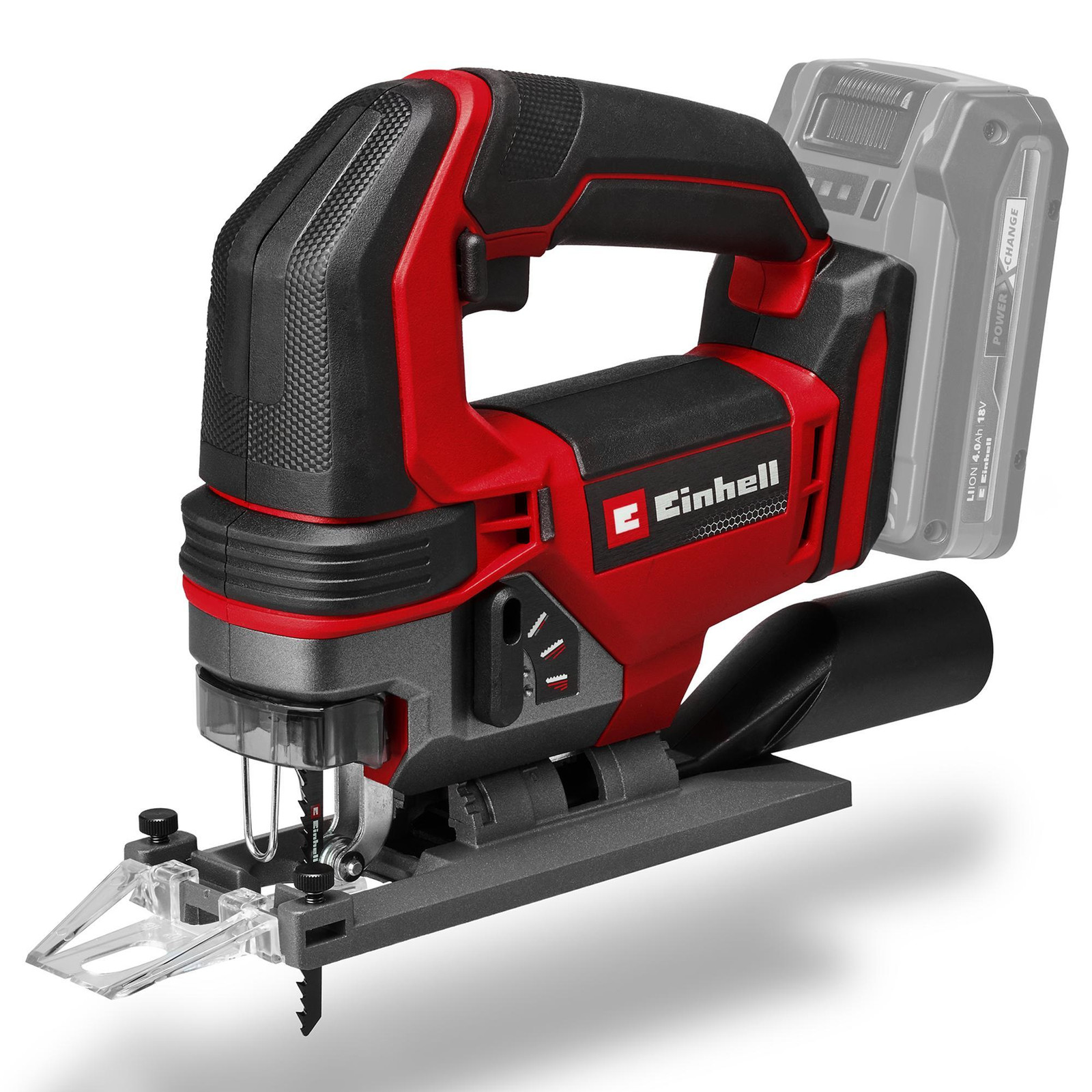 Einhell Power X-Change TE-JS 18/100 Li Solo accuslingerzaag, 18 volt, rood/zwart