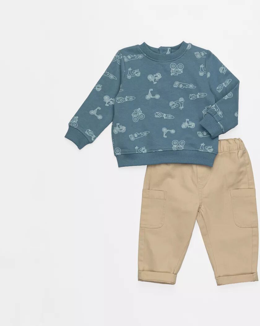 Manor Baby - Set: T-Shirt und Hose, 74, Multicolor