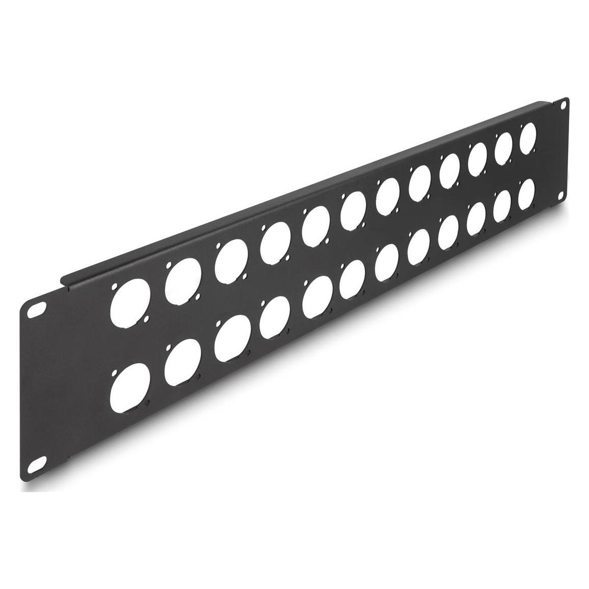 Delock 19? D-Typ Patchpanel 24 Port 2 HE schwarz (88055)