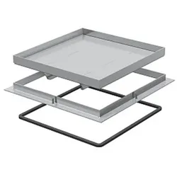 OBO 7405916 Schwerlast-Rahmenkassette blind 383x383x25 Edelstahl, rostfrei A2 1.4301 RK SL1 V3 25