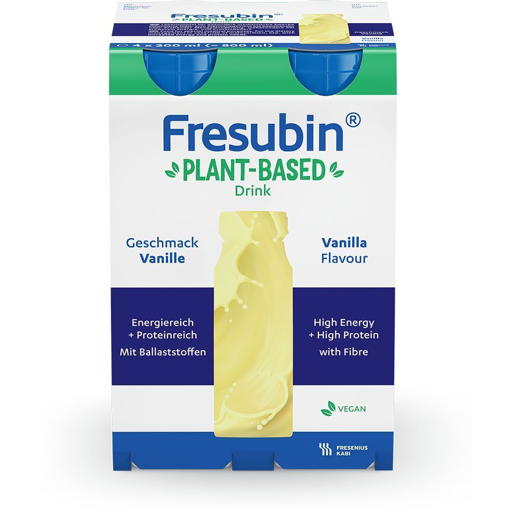 Fresubin Plant-Based Drink Vanille 4x200 ml Flüssigkeit