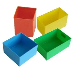 HM Müllner Kleinteilebox Orange 54x54x63 mm