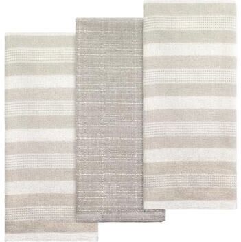 Izod Chester 3-Piece Kitchen Towel Set - Kitchen Towel 3 Pack
