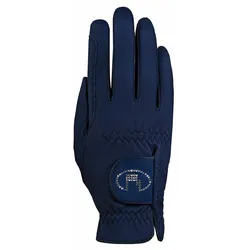 Handschuhe RK Lisboa veredelt mit Swarovski elementen, Damen navy 0590 8