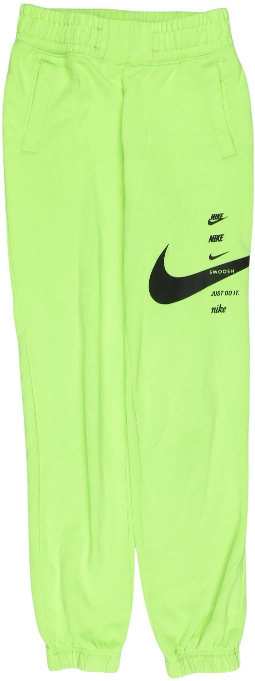 Nike Damen Stoffhose, Neon, Gr. XS, Synthetik / Baumwolle - Second Hand