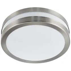 Decken Lampe Leuchte Edelstahl Silber Garten Veranda Terrasse Weg Beleuchtung