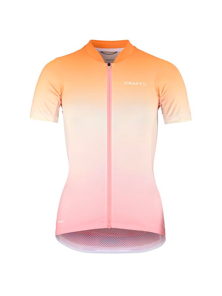 Craft Fahrradtrikot "ADV Endur Graphic Jersey" in Orange/ Rosa - M