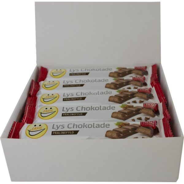 Easis Lys Chokolade Med Praliné, 35 G
