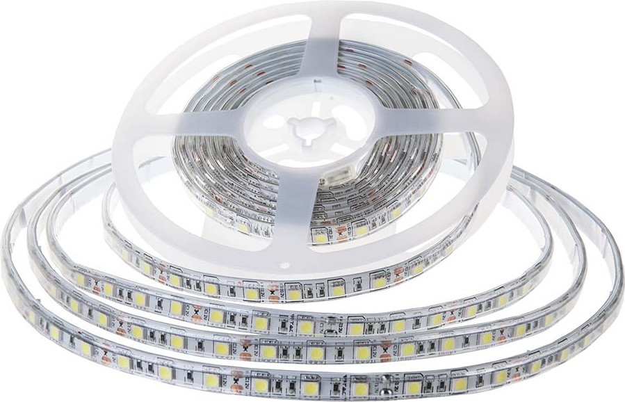 V-TAC VT-2835 LED-strip, 10 meter, koud wit 6500K, 24V, SMD2835, 7,5W/meter, IP65