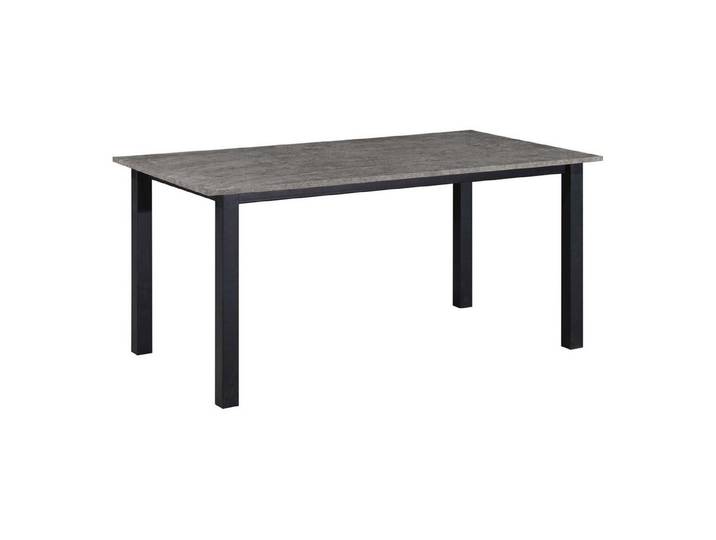 OTTO home Esstisch Babetta, schwarzes pulverbeschichtetes Metallgestell, verschiedene Breiten