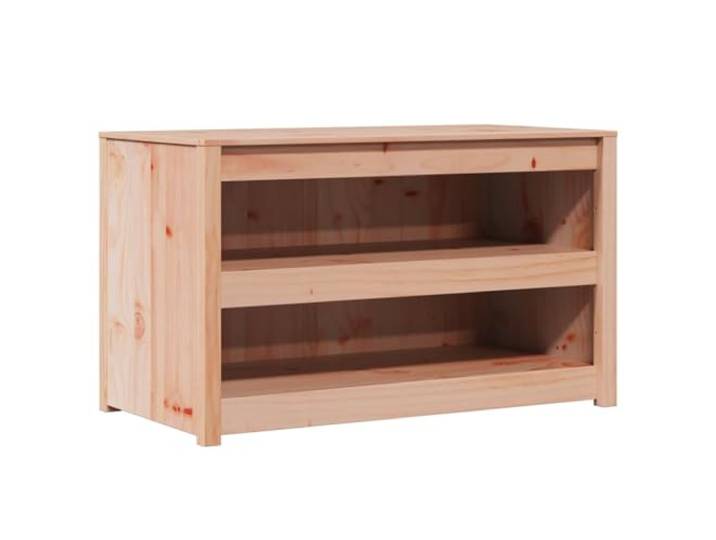 Favemtsl Küchenschrank MEPPEL Kiefernholz Braun Eichen-Optik 106x55x64 cm Praktischer Anrichteschrank aus Massivholz für Küche und Esszimmer. Bietet strukturierten Stauraum mit stabilen Einlegeböden.