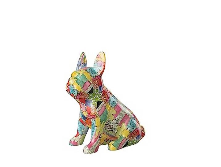 J-LINE - BULLDOG POP-ART POLY SMALL (28,5x18x32,5cm)
