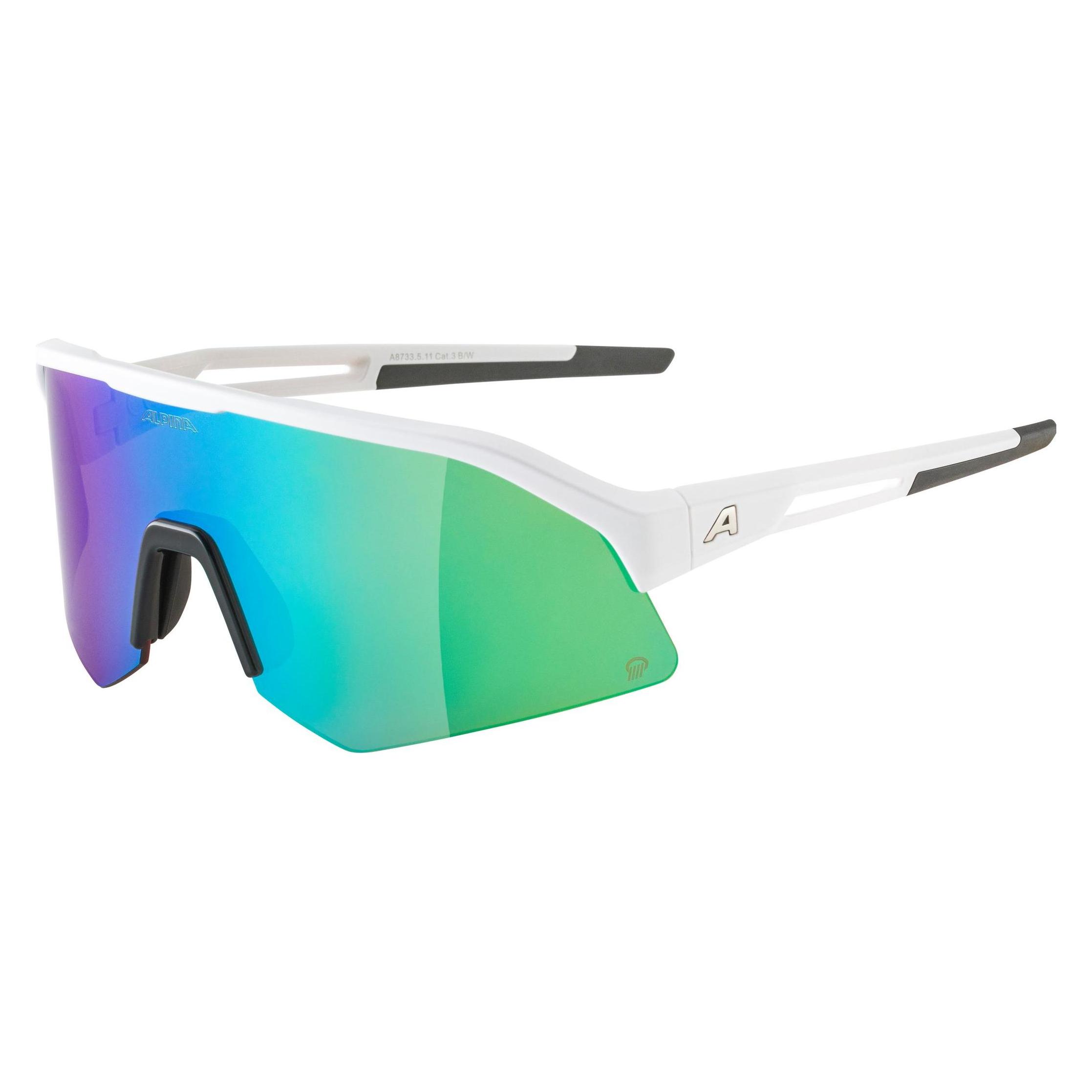 Alpina Sonic HR Q (White Matt, Green) (37788571)