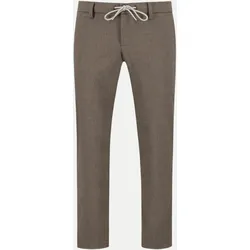 Slim-Fit Flanellhose JUMP Herringbone Braun 34/34