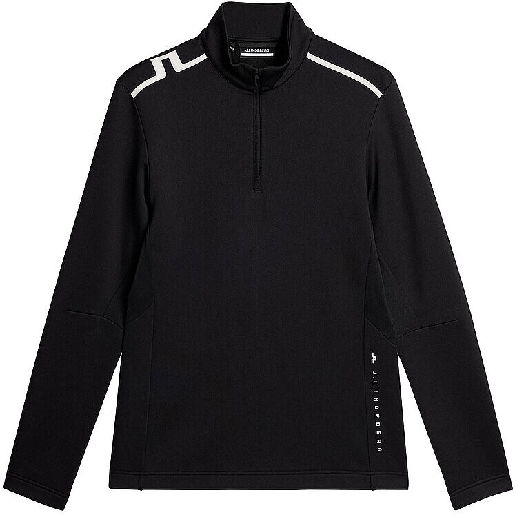 J.Lindeberg Damen Unterzieh Zipshirt  Vinnie Quarter Zip Mid Layer  schwarz   M B
