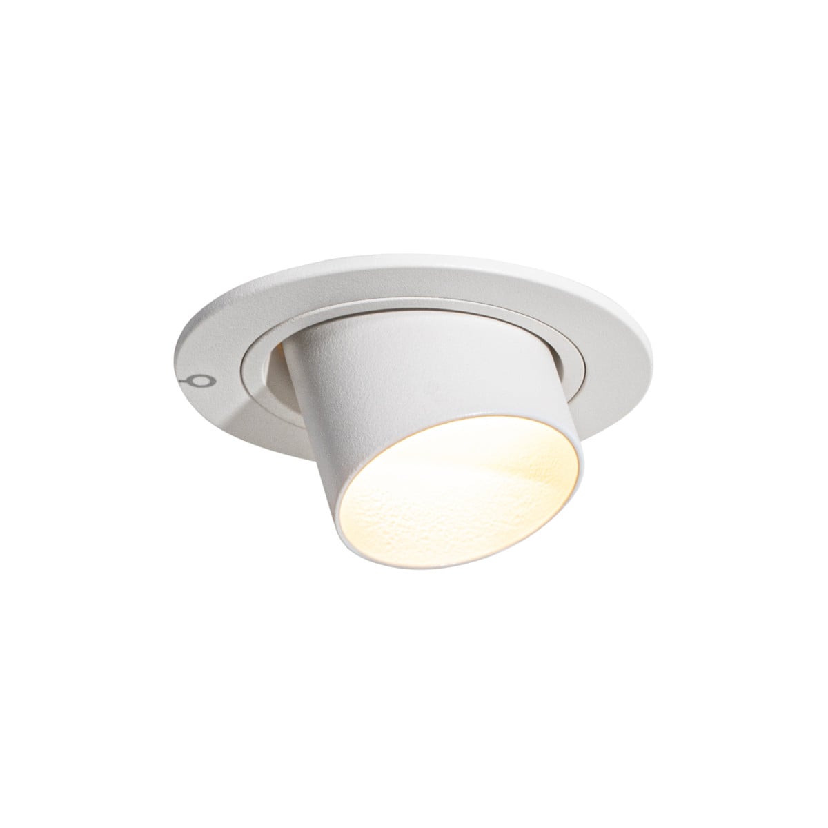 Qazqa Moderne inbouwspot wit rond GU10 kantelbaar
