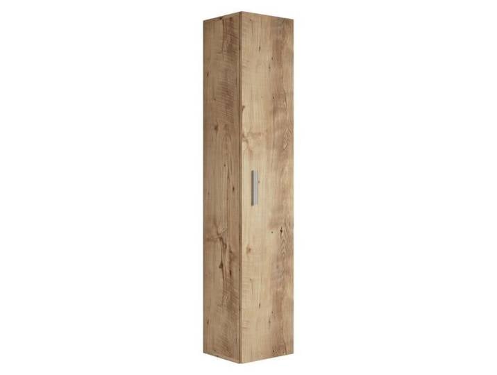 Armoire de rangement de Pluto Hauteur 150cm Chene chataignier - Meuble de rangement haut placard armoire colonne