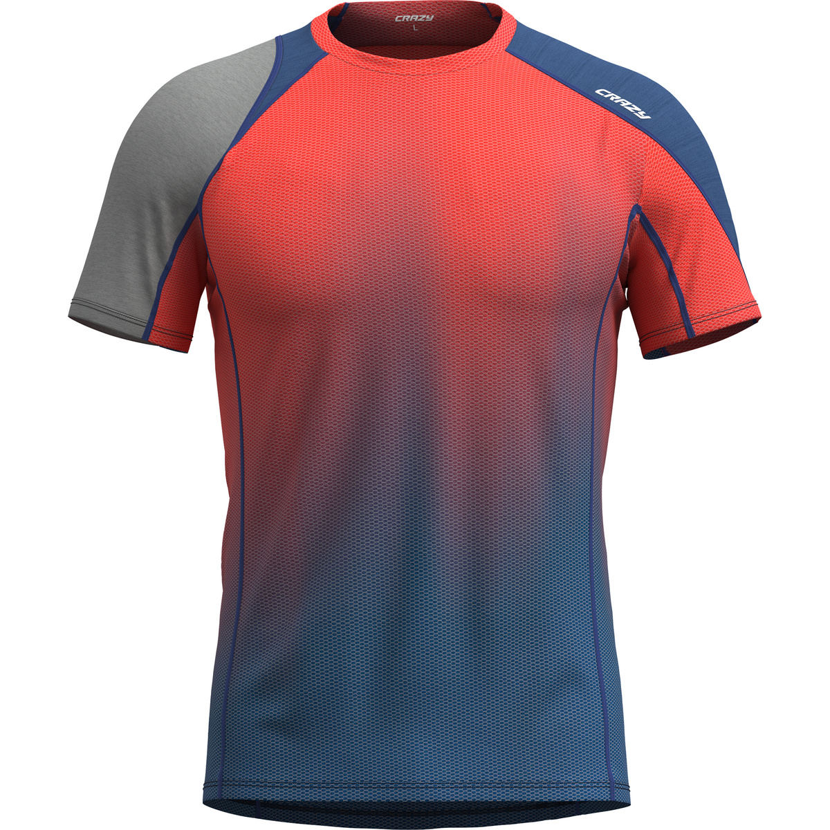 Crazy Herren Acceleration T-Shirt (Größe M, grau)