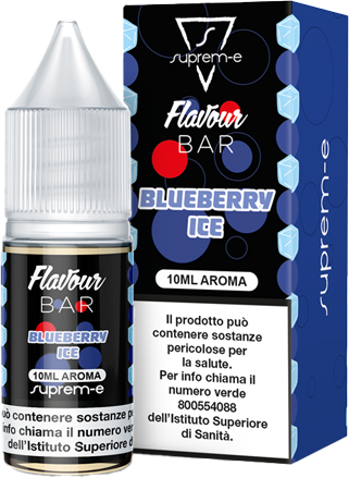 Suprem-e Blueberry Ice Flavour Bar Aroma Concentrato 10ml Frutti Di Bosco Ghiaccio