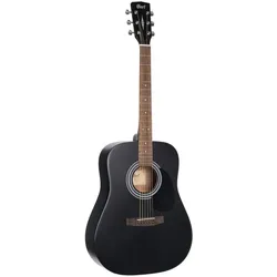 Cort Guitars AD810 Black Satin westerngitaar (Akustik Gitarre, Fichte, Mahagoni), Gitarre, Schwarz