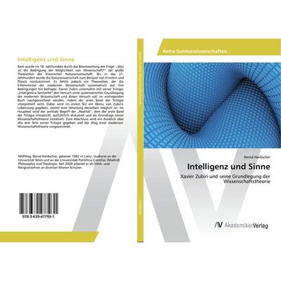 Intelligenz und Sinne, Taschenbuch von Bernd Haidacher, AV Akademikerverlag, 978-3-639-47793-1