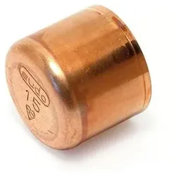 Kupfer Lötfitting Kappe 22 mm