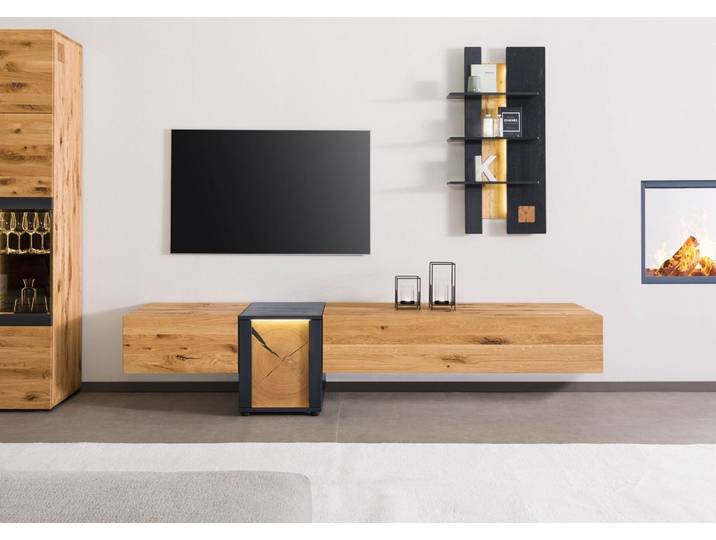 Buffet bas chêne sauvage 170x52x52 naturel huilé/verni KITZBÜHEL #112