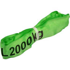 Conacord Rundschlinge 186724, Umfang 1 m, 0,5m Länge, EN 1492-2, grün, Traglast 2 Tonnen