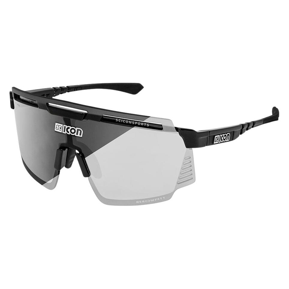 Scicon Aerowatt cykelbriller sort/photocromic silver (Schwarz, photocromic silver) (EY37010200)