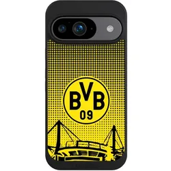 Nivocase Handyhülle für Google Pixel 9 Hülle NIVOpure Case Schwarz BVB Borussia Dortmund Stadion (Google Pixel 9), Smartphone Hülle, Schwarz
