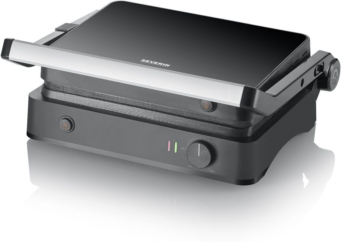 Severin KG 2398 SEVINI Lite Kontaktgrill   schwarz/silber - Refurbished