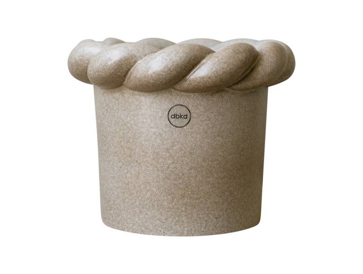 DBKD Twine bloempot Ø14 cm Beige