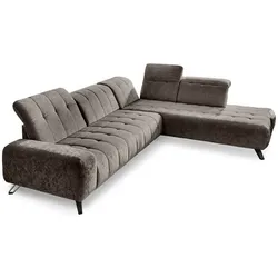 Segmüller Werkstätten Ecksofa Marlo01 Stoff Grau