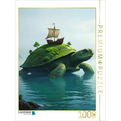 CALVENDO Puzzle Aspidochelone, aus der Mittelalterliche Mythologie | 1000 Teile Lege-Größe 64x48cm Foto-Puzzle für glückliche Stunden