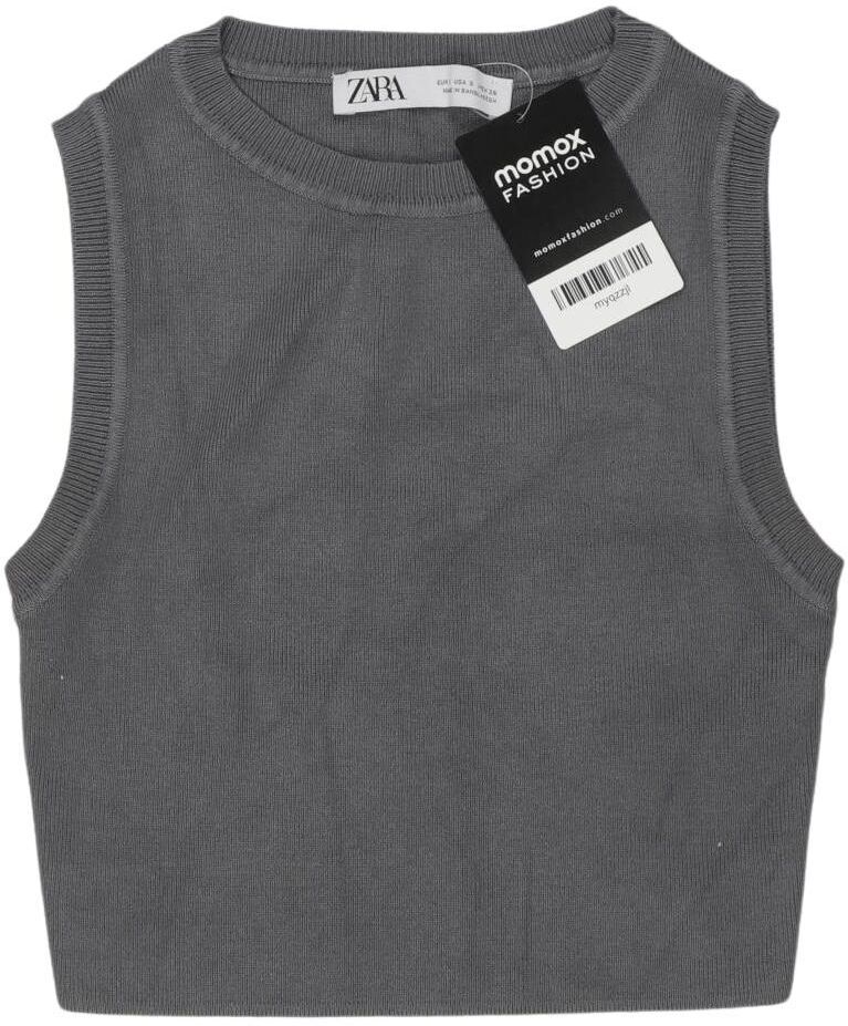 Zara Mädchen Pullover, Grau, Gr. S, Synthetik / Viskose - Second Hand