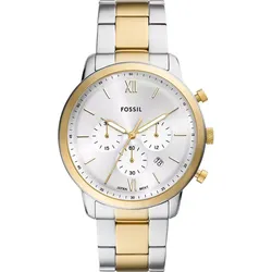 Fossil Quarz / Chronograph Neutra FS6112 - silberfarben,2-tone - 44mm