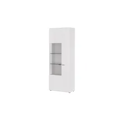 Jette Home Vitrine  Como ¦ weiß ¦ Maße (cm): B: 77 H: 206 T: 38.0